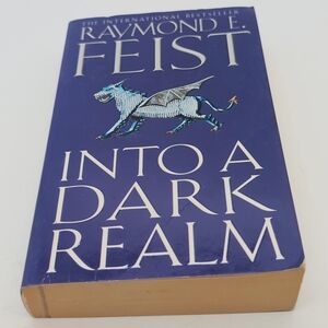 Raymond E. Feist "Into a Dark Realm" Paperback - Blue Cover